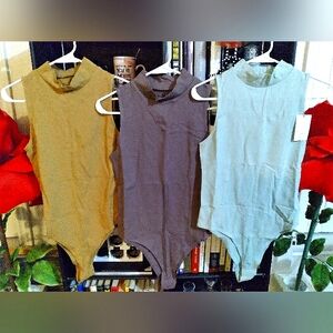 🩱IT'S 3 for $16!! NWT SLEEVELESS BODYSUITS🩱